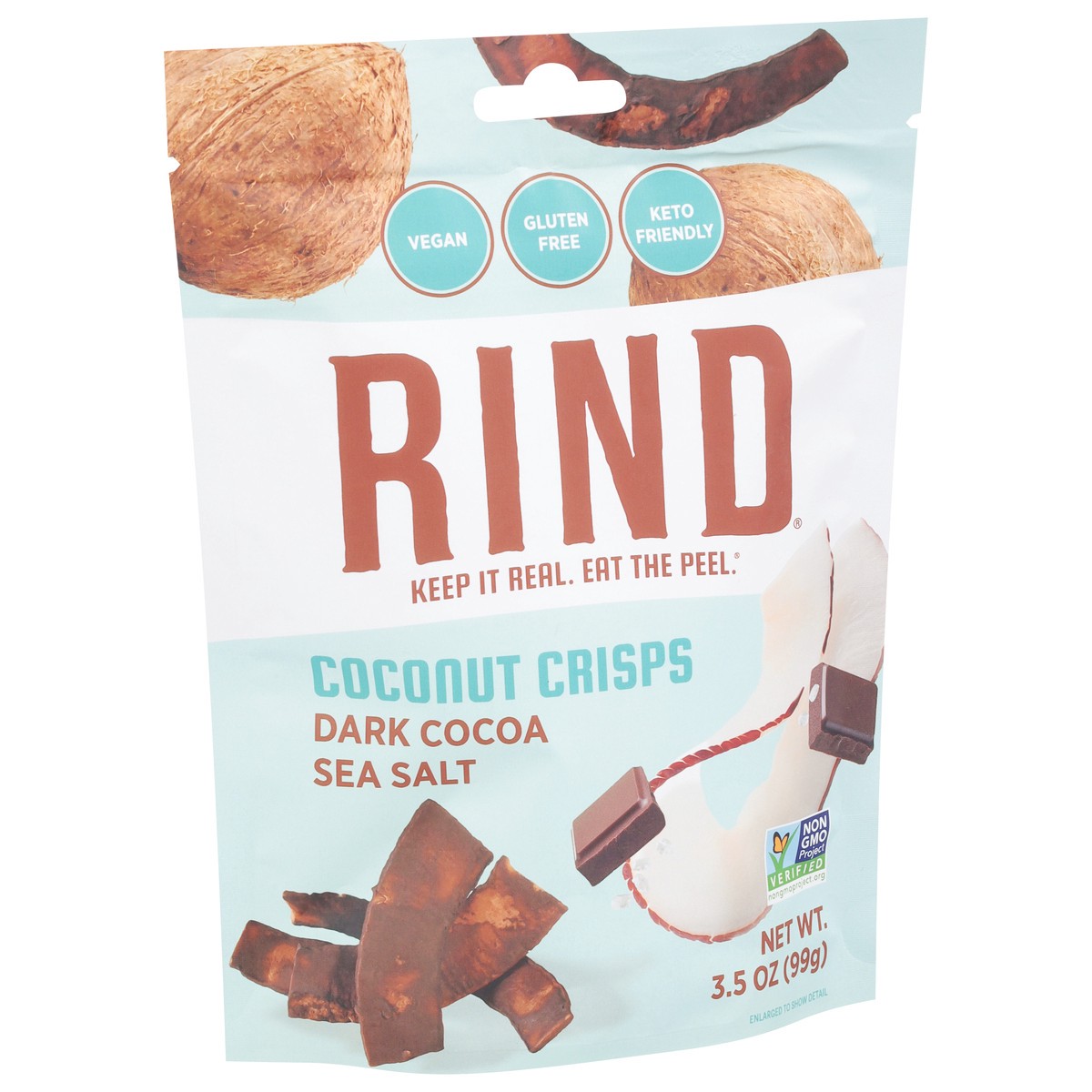 slide 11 of 14, RIND Snack, Dark Cocoa Sea Salt, 3.5 oz