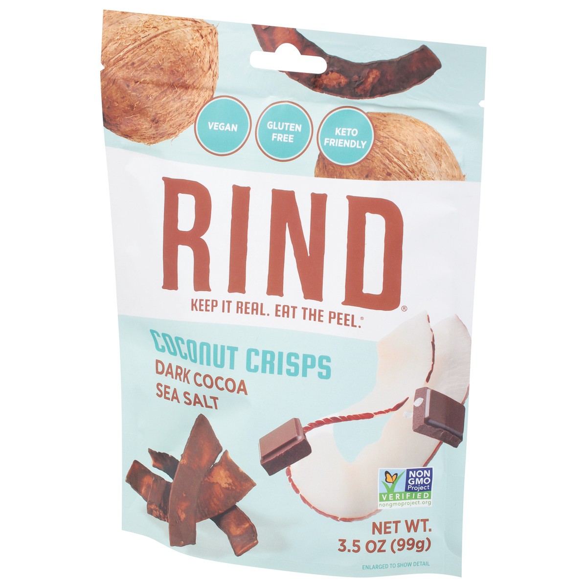 slide 2 of 14, RIND Snack, Dark Cocoa Sea Salt, 3.5 oz