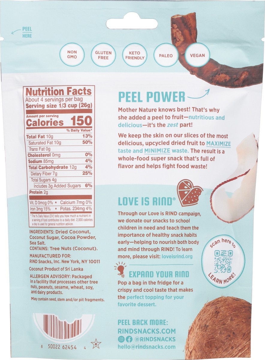 slide 6 of 14, RIND Snack, Dark Cocoa Sea Salt, 3.5 oz