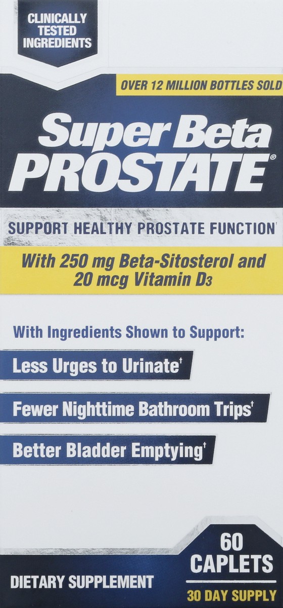 slide 2 of 13, Super Beta Prostate Caplets Prostate Support 60 ea, 60 ct