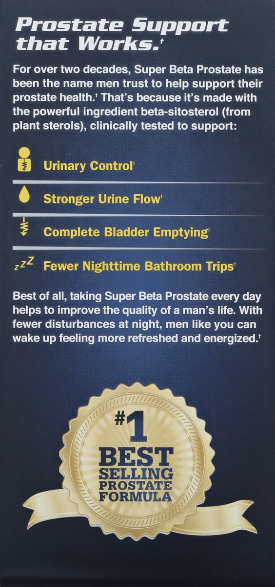 slide 7 of 13, Super Beta Prostate Caplets Prostate Support 60 ea, 60 ct