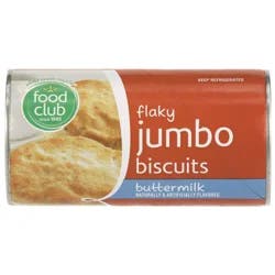 Food Club Flaky Buttermilk Biscuits Jumbo 16 oz
