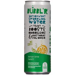 Bubbl'r Antioxidant Lemon Lime Twist'r Sparkling Water 12 fl oz