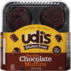 Udi's Gluten Free Double Chocolate Muffins