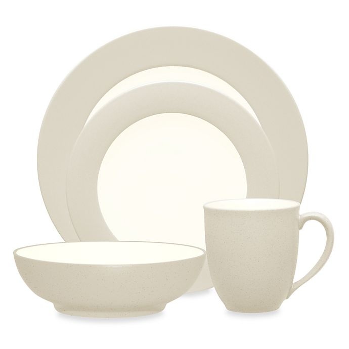 slide 1 of 1, Noritake Colorwave Cream Rim Place Setting, 4 ct