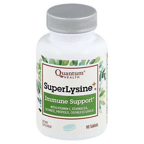slide 1 of 1, Quantum Super Lysine Plus Tablets, 90 ct