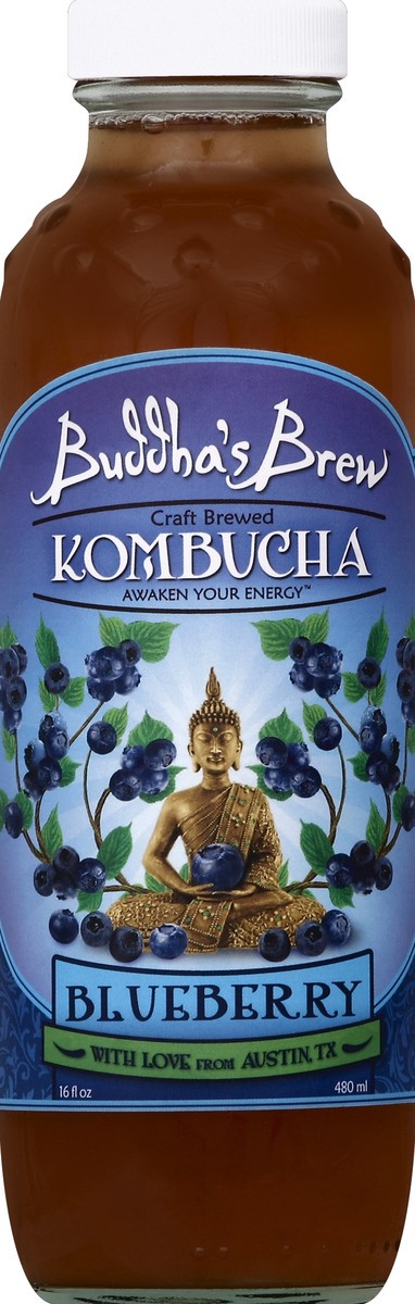 slide 4 of 4, Buddha's Brew Kombucha - 16 oz, 16 oz