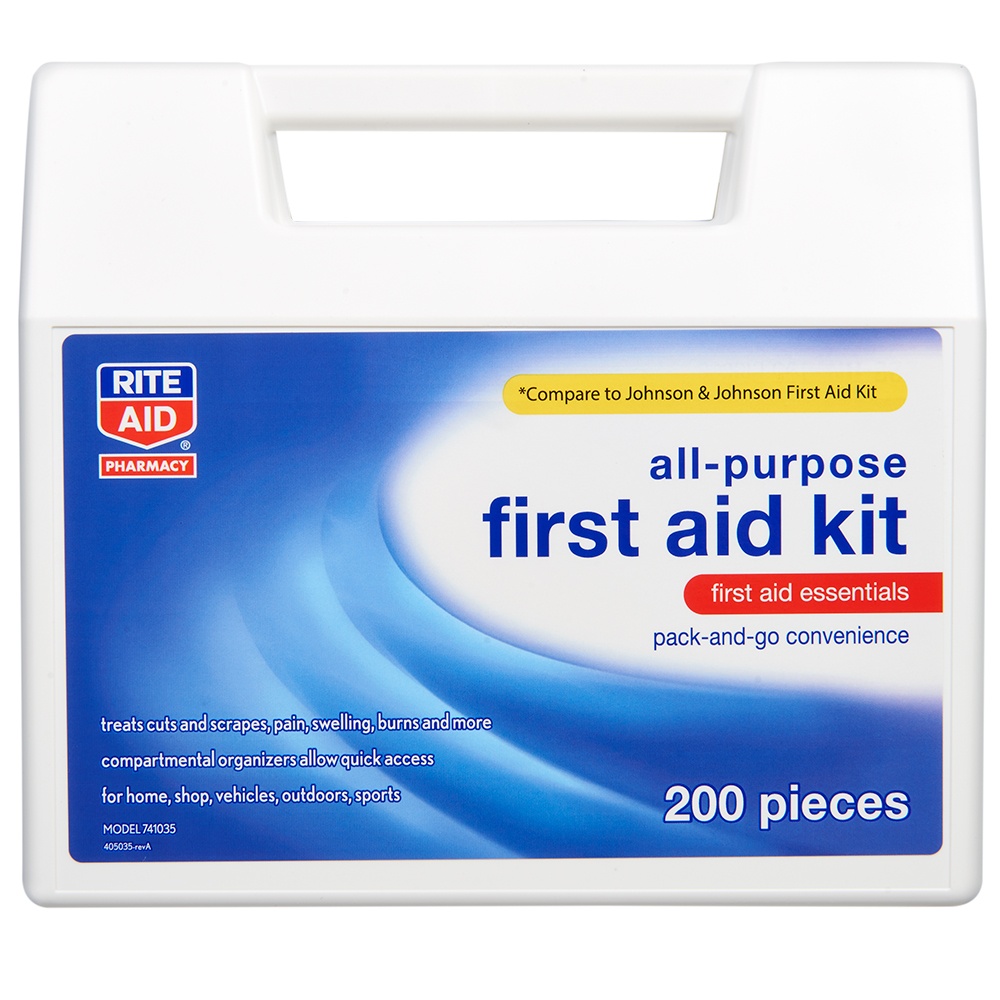 slide 1 of 3, Rite Aid First Aid Kit, 200 ct