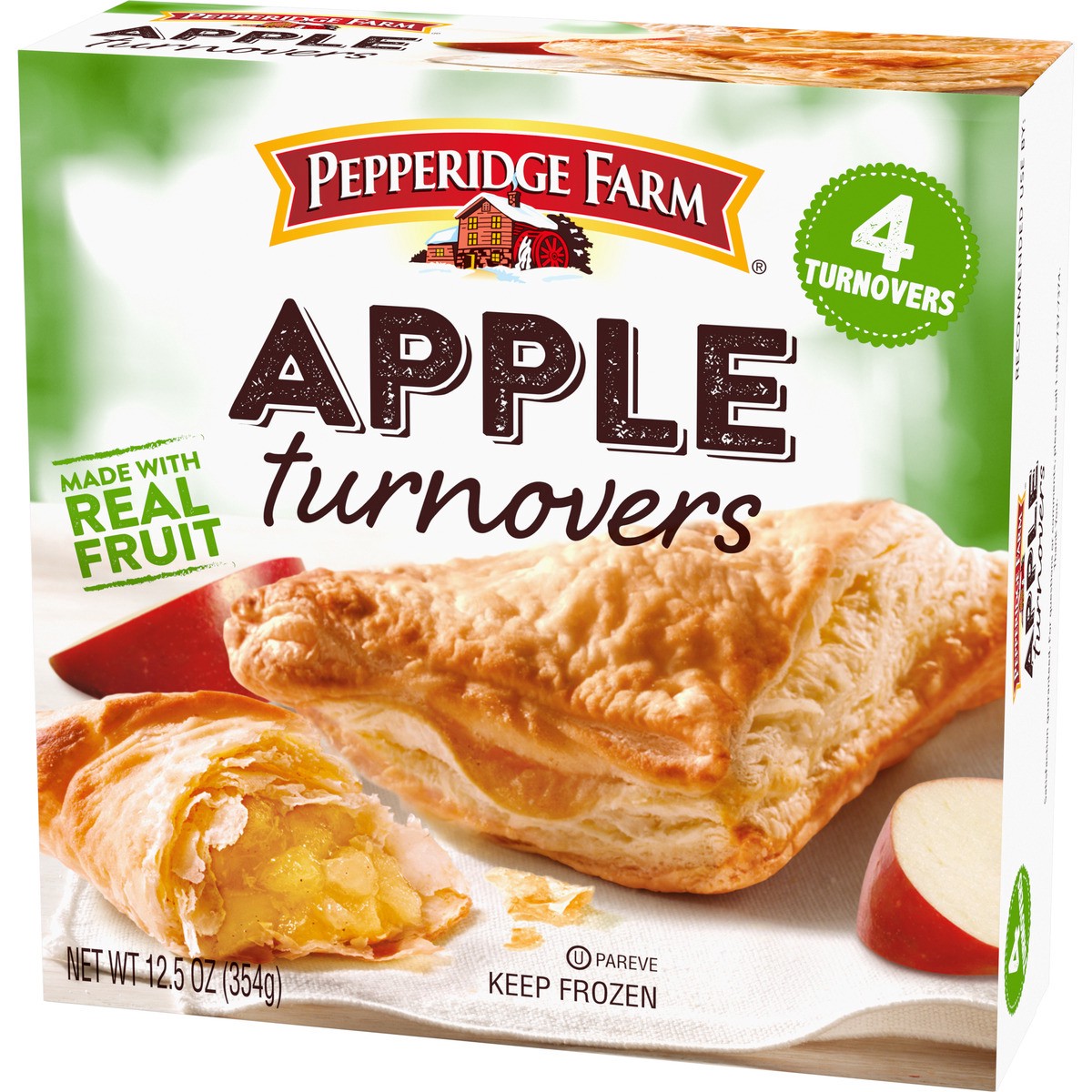 slide 3 of 9, Pepperidge Farm Apple Turnovers, 4-Count 12.5 Oz Box, 12.5 oz