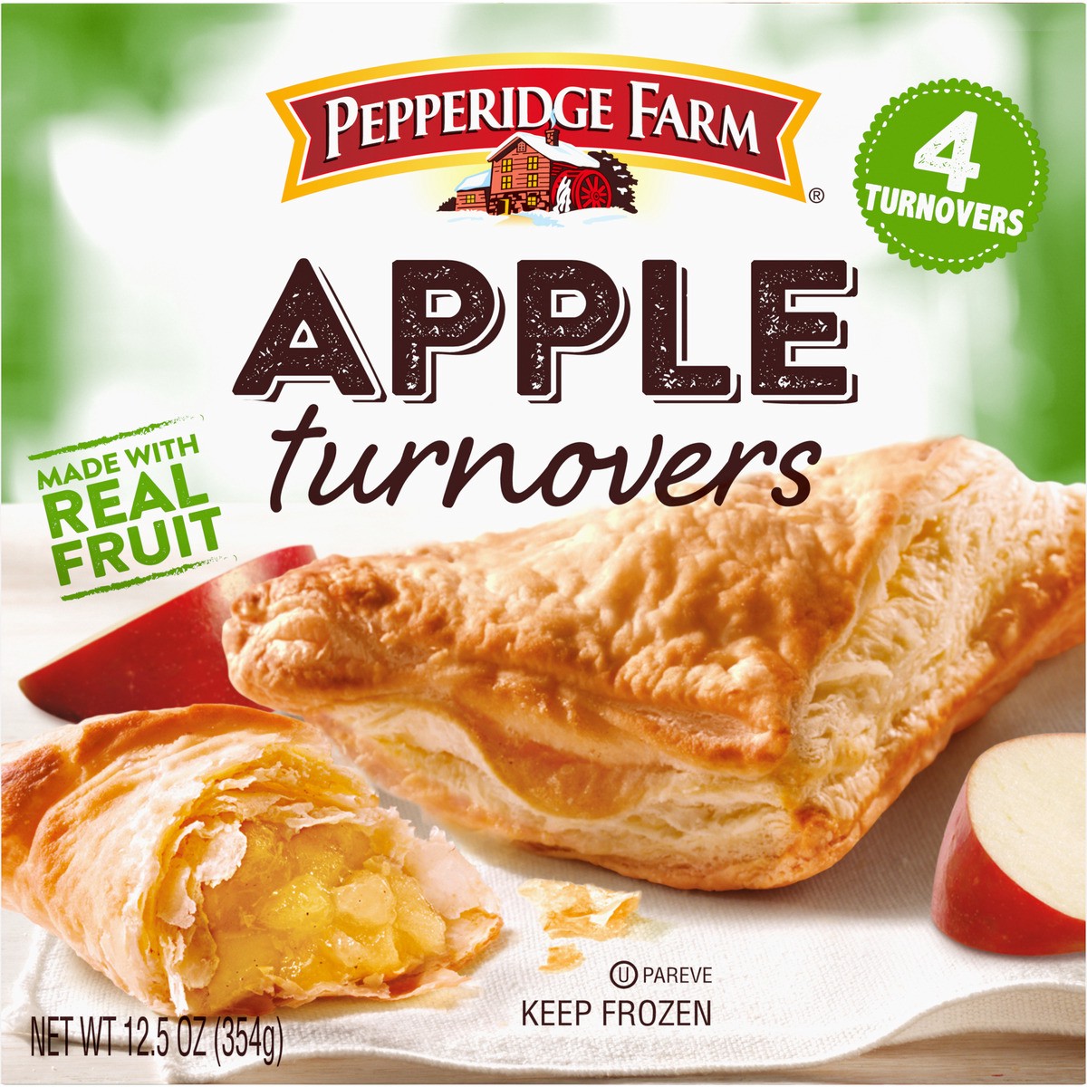 slide 6 of 9, Pepperidge Farm Apple Turnovers, 4-Count 12.5 Oz Box, 12.5 oz