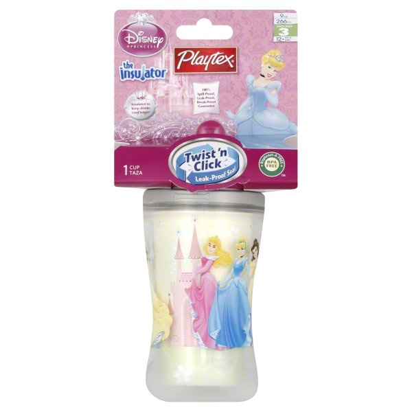 slide 1 of 6, Playtex Disney Girl Cup, 9 oz