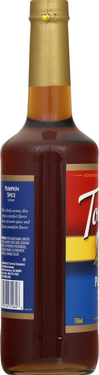 slide 3 of 13, Torani Pumpkin Spice Syrup - 25.4 fl oz, 25.4 oz