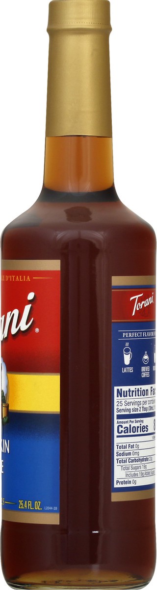 slide 10 of 13, Torani Pumpkin Spice Syrup - 25.4 fl oz, 25.4 oz