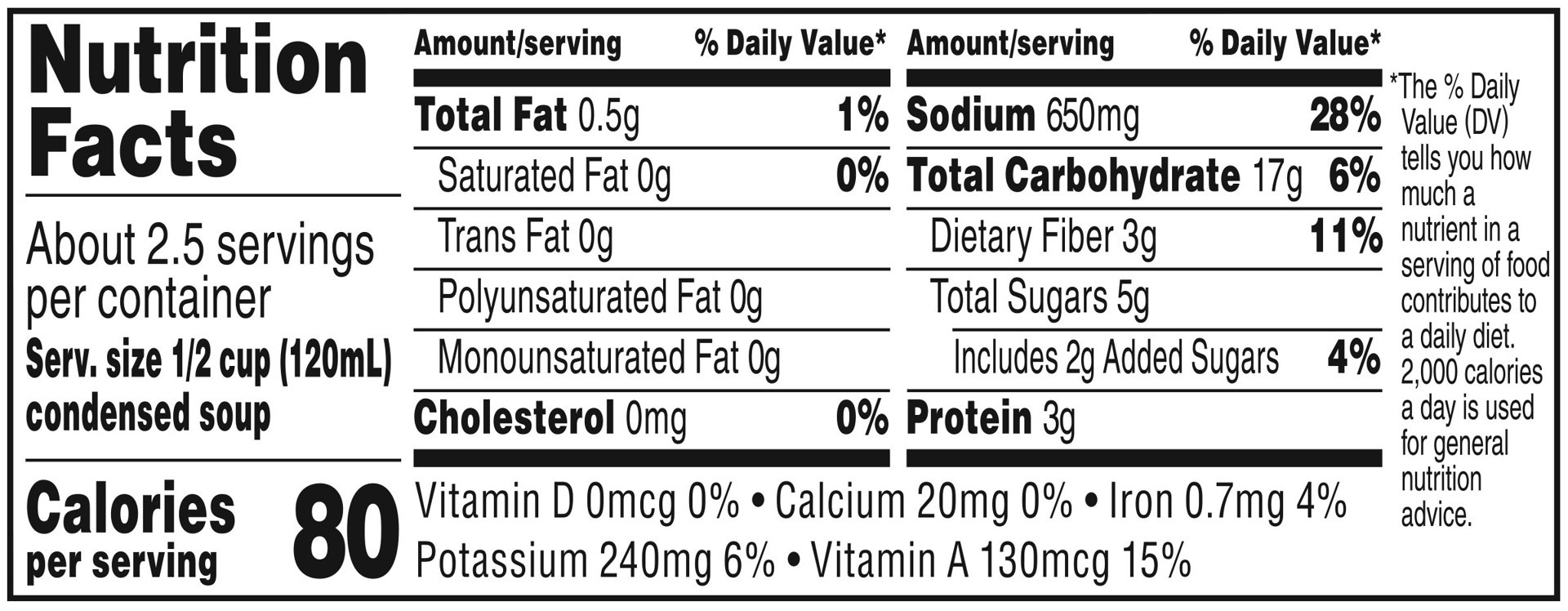 slide 3 of 5, Campbell's Condensed Vegetarian Vegetable Soup, 10.5 oz Can, 10.5 oz