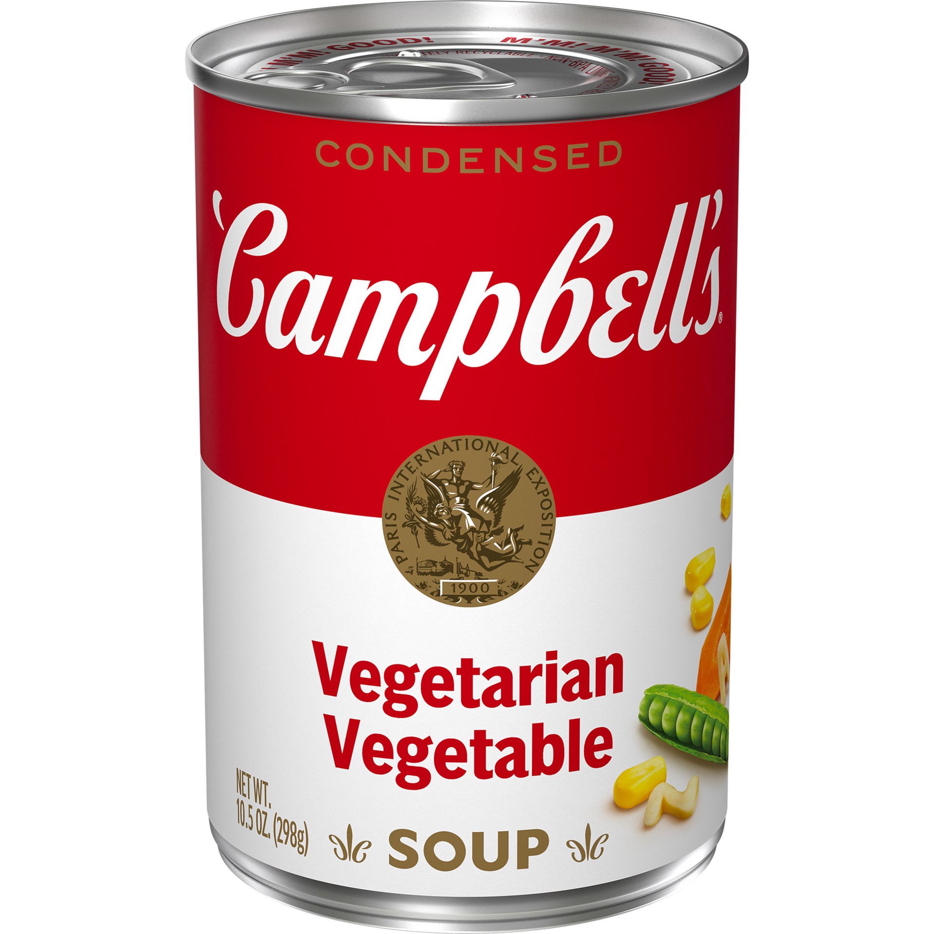 slide 1 of 5, Campbell's Condensed Vegetarian Vegetable Soup, 10.5 oz Can, 10.5 oz