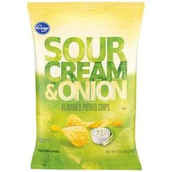 Kroger Sour Cream & Onion Flavored Potato Chips