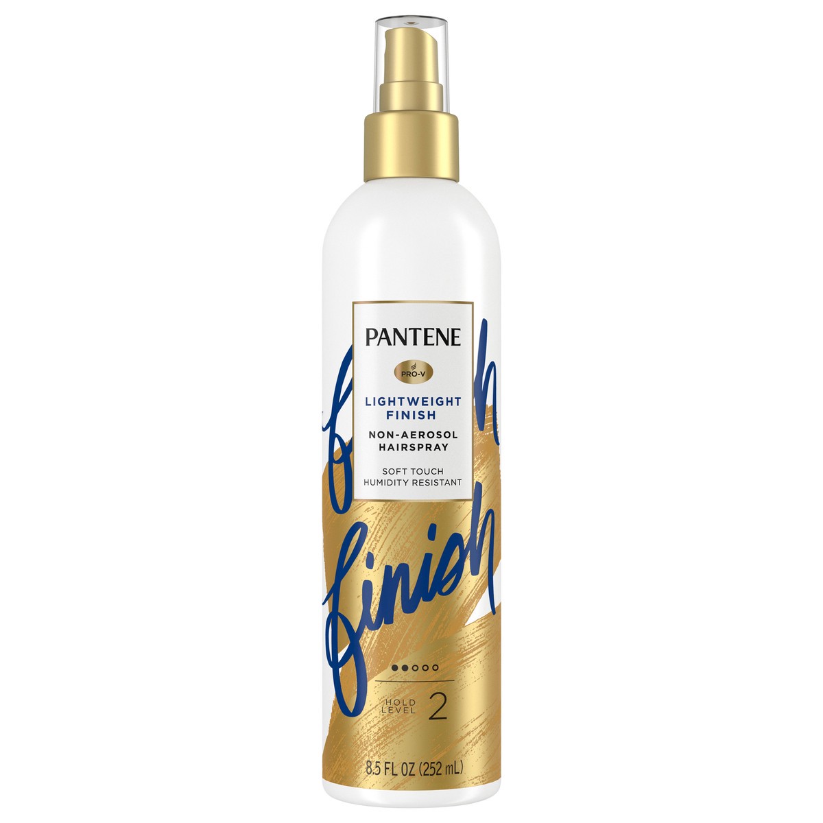 slide 2 of 7, Pantene Pro V Pantene Hairspray, Non Aerosol, Lightweight Finish, Level 2 Hold, Anti Frizz, Smooths, Hair Shine Spray, with Vitamin B5, Pro-V, 8.5 oz, 8.5 oz