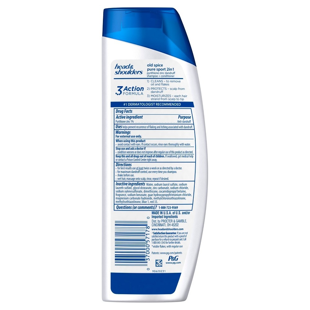 slide 2 of 4, Head & Shoulders Old Spice For Men 2-in-1 Dandruff Shampoo And Conditioner, 13.5 fl oz