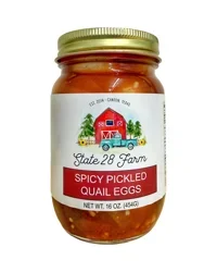 State 28 Farm Spicy Pickled Quail Eggs