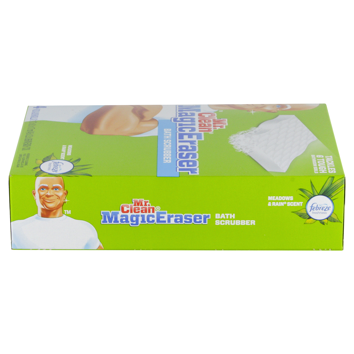 slide 5 of 7, Mr. Clean Magic Eraser Foaming Bath Scrubber, 4 ct