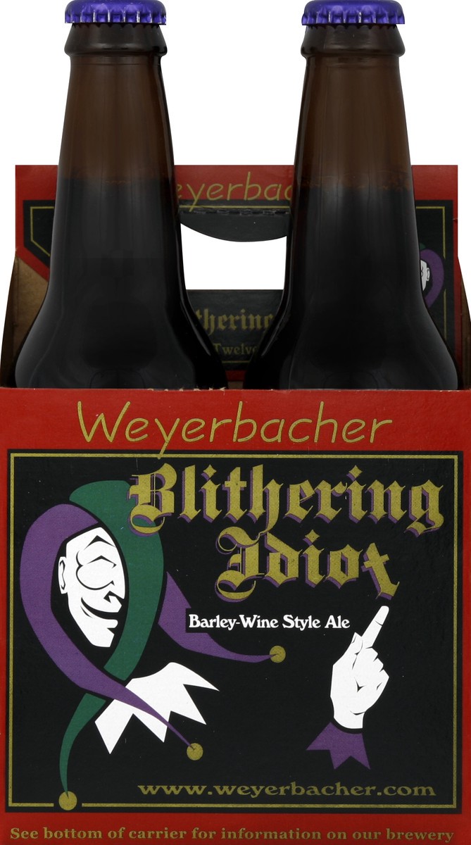 slide 4 of 4, Weyerbacher Blithering Idiot Ale, Barley-Wine Style, 4 ct; 12 oz