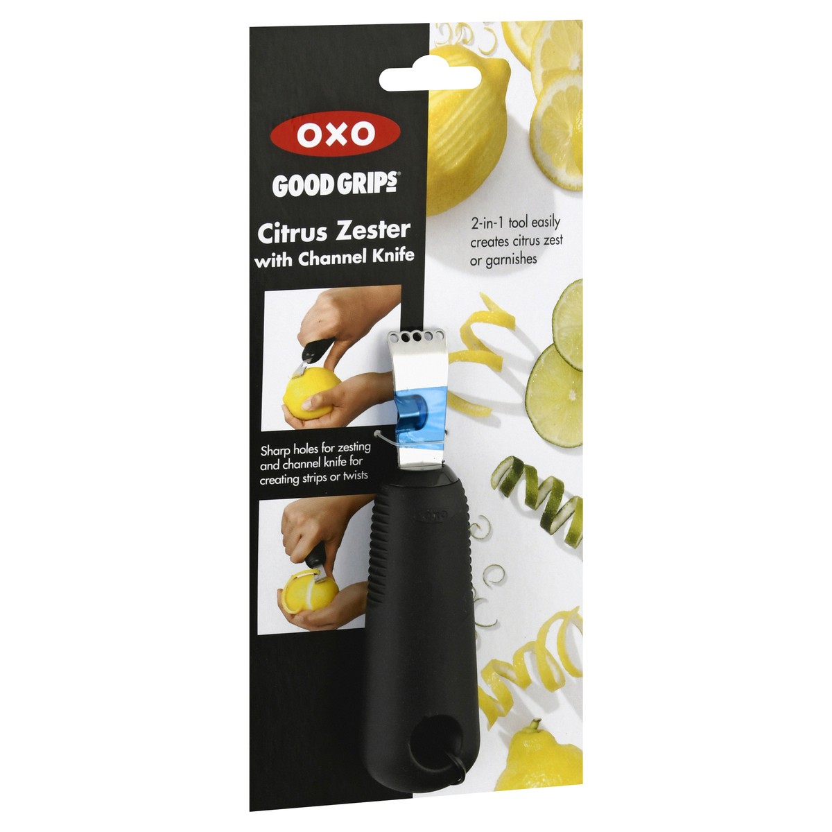 slide 5 of 9, OXO Good Grips Citrus Zester with Channel Knife 1 ea, 1 ct