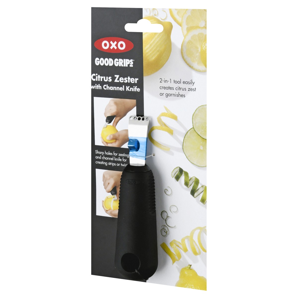slide 8 of 9, OXO Good Grips Citrus Zester with Channel Knife 1 ea, 1 ct