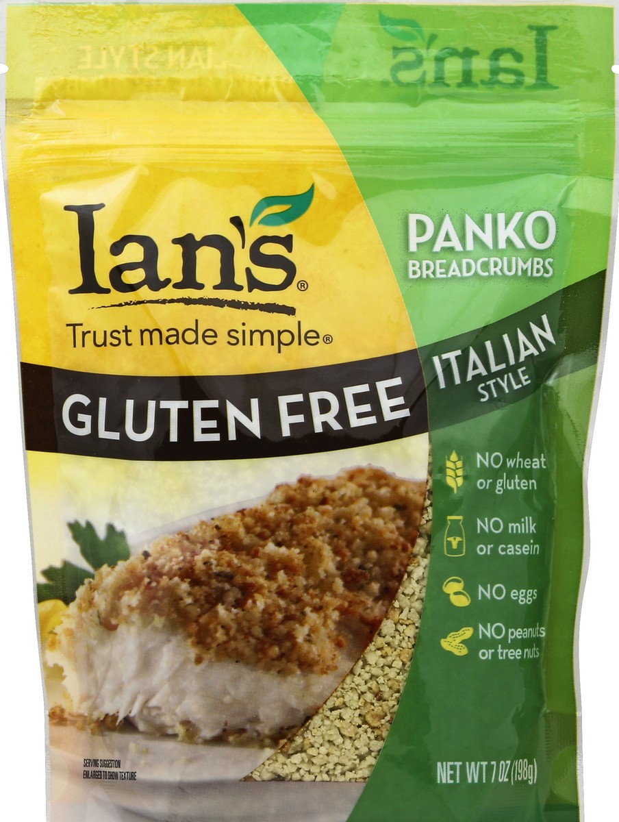 slide 3 of 3, Ian's Italian Gluten Free Bread Crumbs, 7 oz