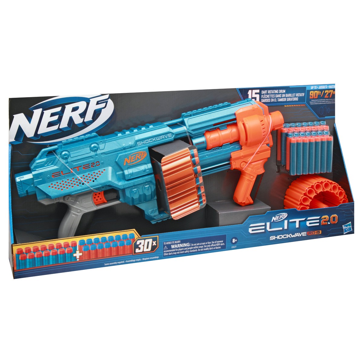 slide 2 of 9, Nerf Elite 2.0 Shockwave RD-15 Toy 1 ea, 1 ct