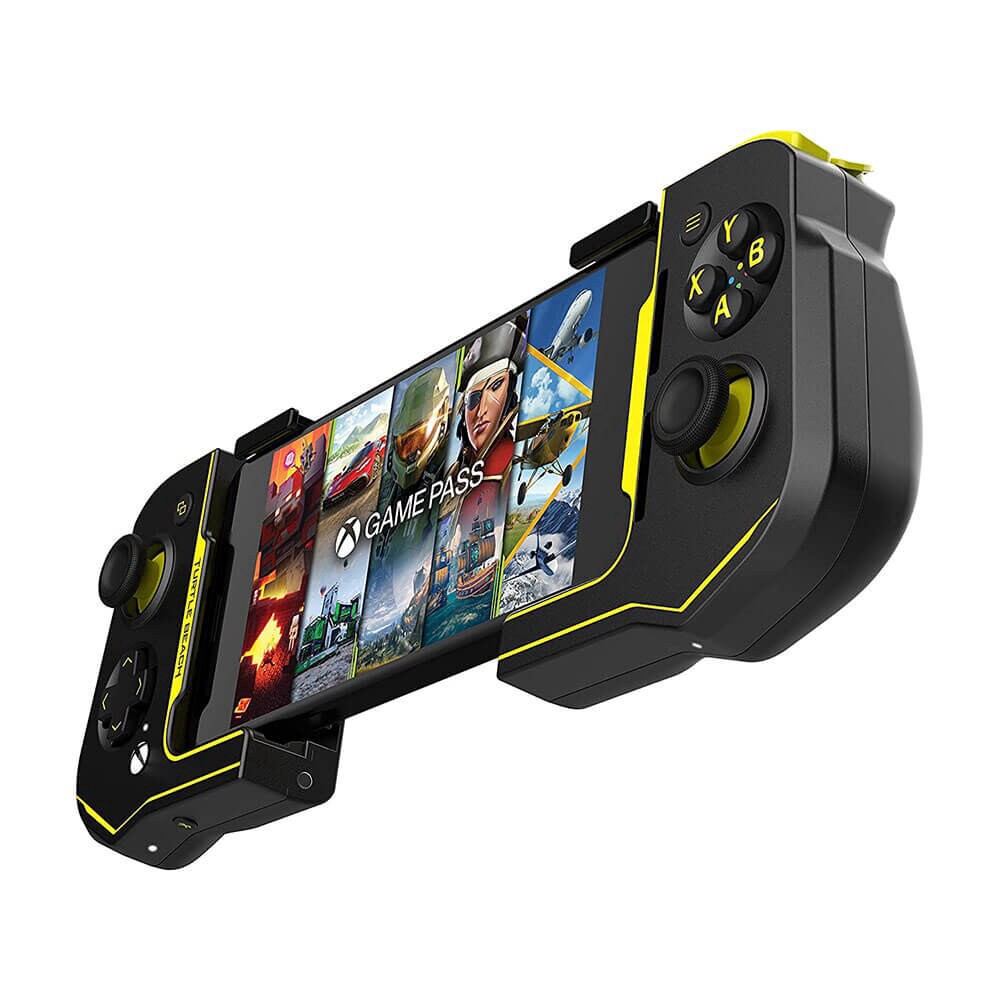 slide 3 of 5, Turtle Beach Tbs076005 Atom Mobile Game Controller For Android - Black/Yellow, 1 ct