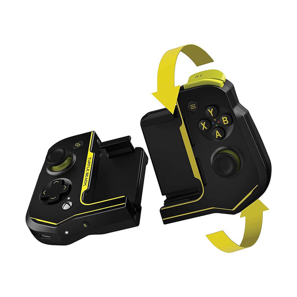 slide 2 of 5, Turtle Beach Tbs076005 Atom Mobile Game Controller For Android - Black/Yellow, 1 ct