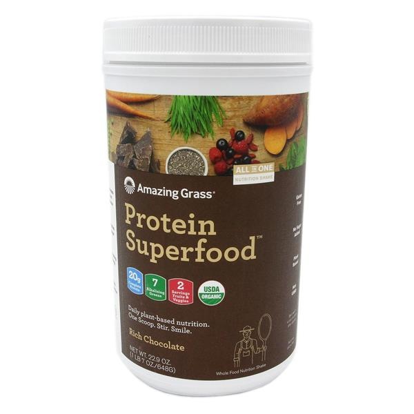 slide 1 of 1, Amazing Grass Rich Chocolate Protein Superfood, 22.9 oz