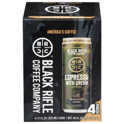 Black Rifle Coffee Company Espresso with Cream Coffee Beverage - 44 fl oz