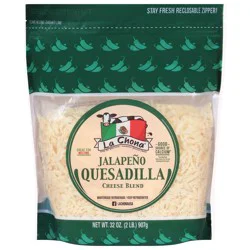 La Chona Jalapeno Quesadilla Cheese Blend 32 oz