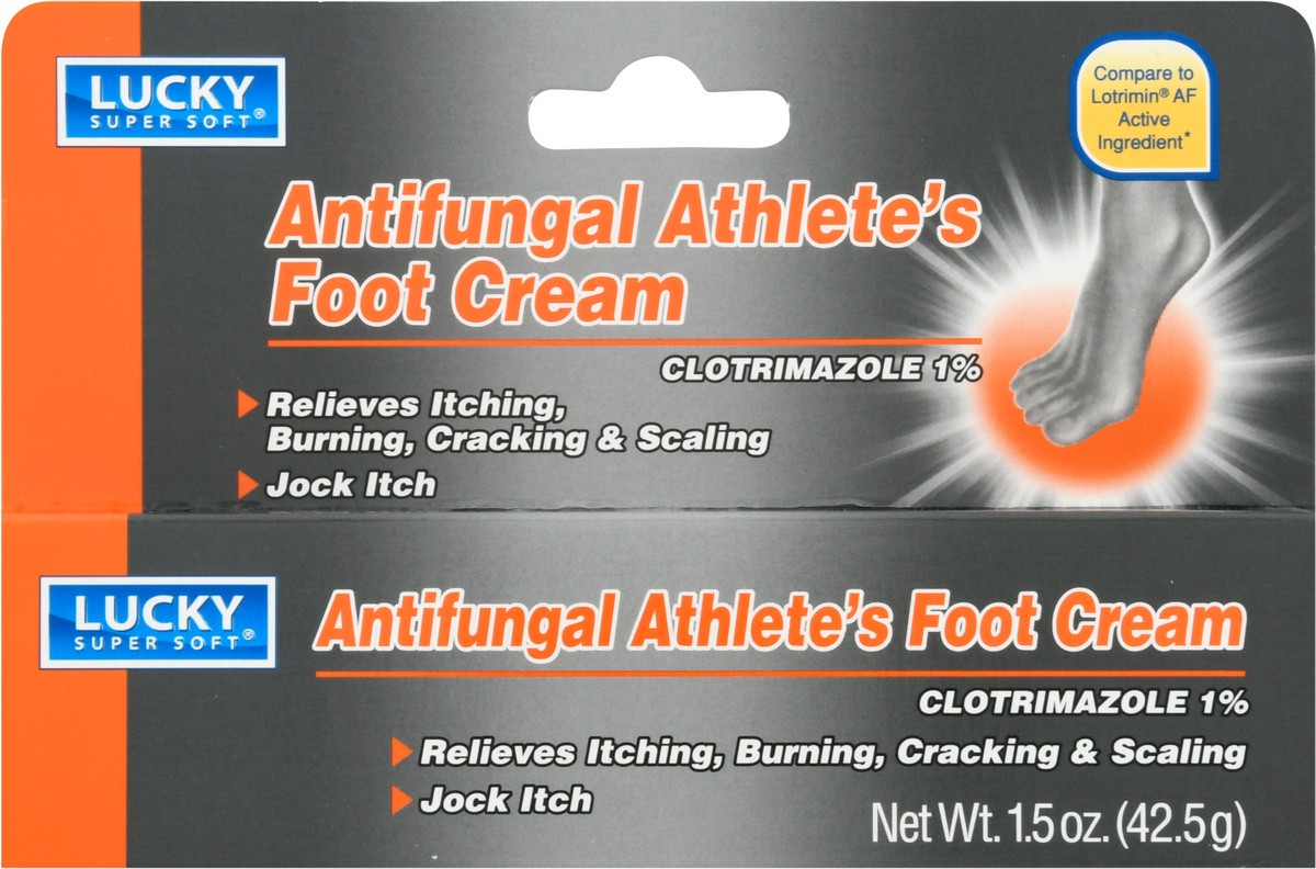 slide 10 of 12, Lucky Super Soft Antifungal Athlete's Foot Cream 1.5 oz, 1.5 oz