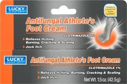 Lucky Super Soft Antifungal Athlete's Foot Cream 1.5 oz
