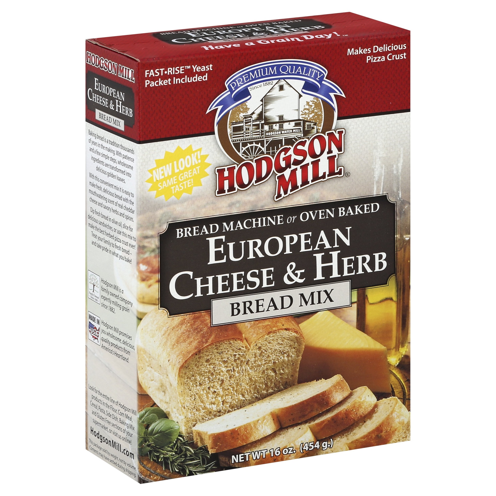 slide 1 of 4, Hodgson Mill European Bread Mix, Cheese & Herb, 16 oz