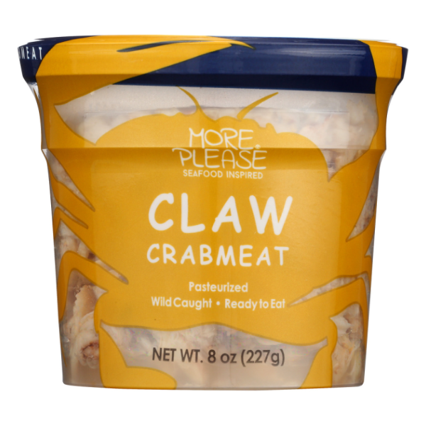 slide 1 of 1, More Please Claw Crabmeat, 8 oz