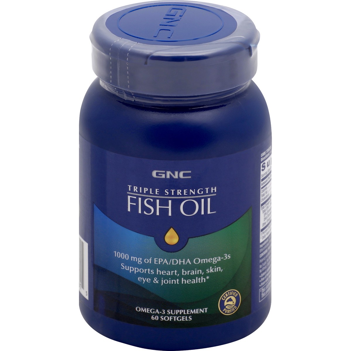 slide 5 of 8, GNC Fish Oil 60 ea, 60 ct