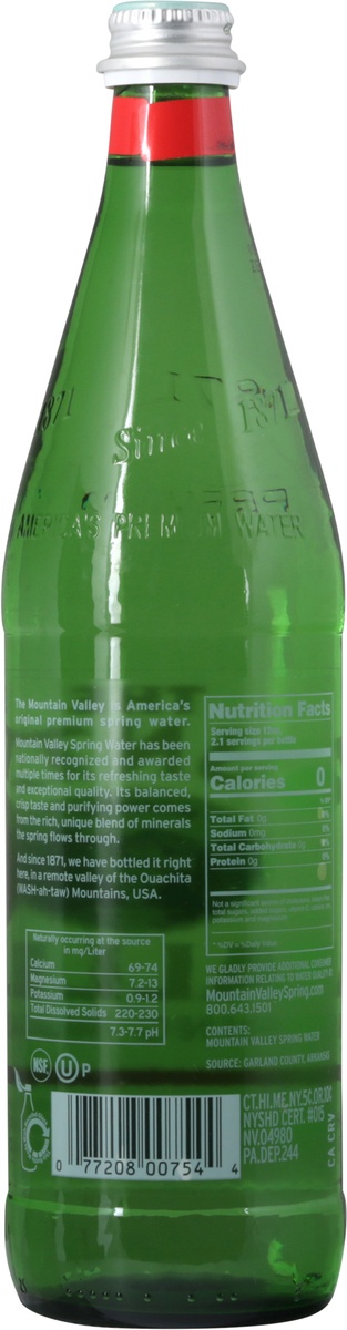 slide 10 of 11, Mountain Valley Spring Water, 25.3 fl oz