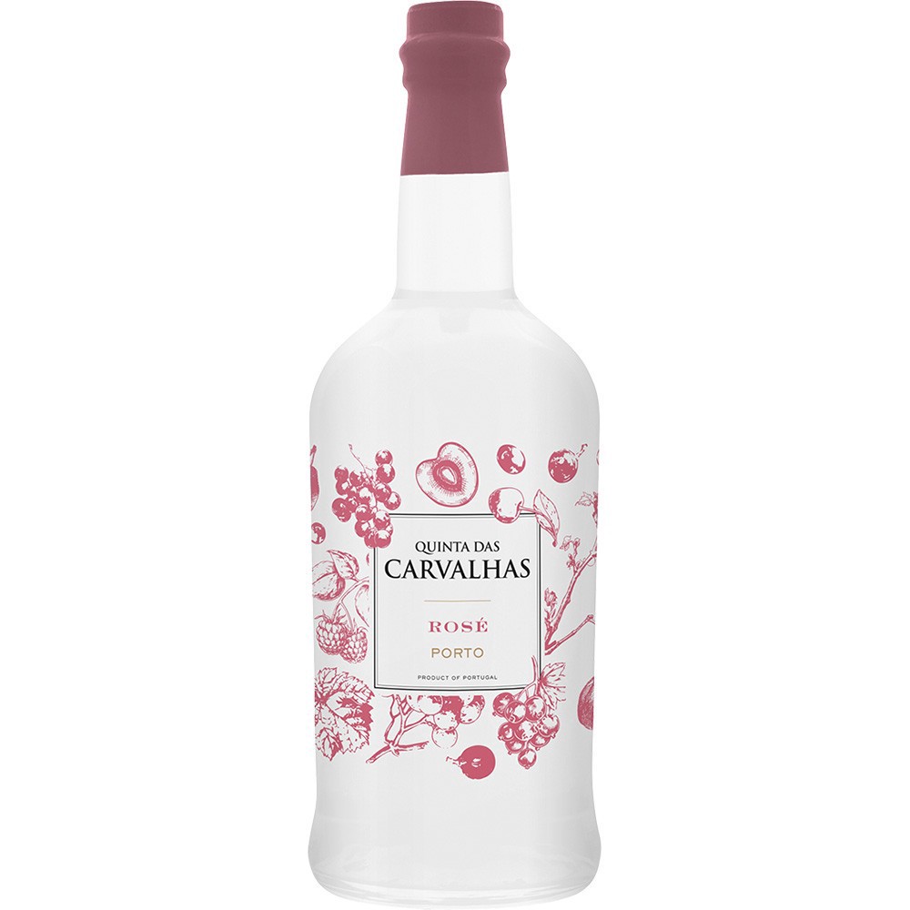 slide 1 of 1, Quinta Das Carvalhas Rose Port, 750 ml