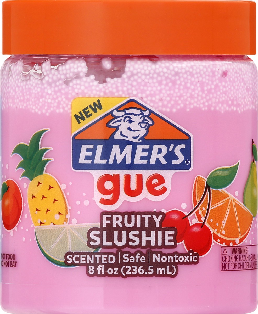 slide 7 of 9, Elmer's Fruity Slushie Pre-made Slime, 8 oz