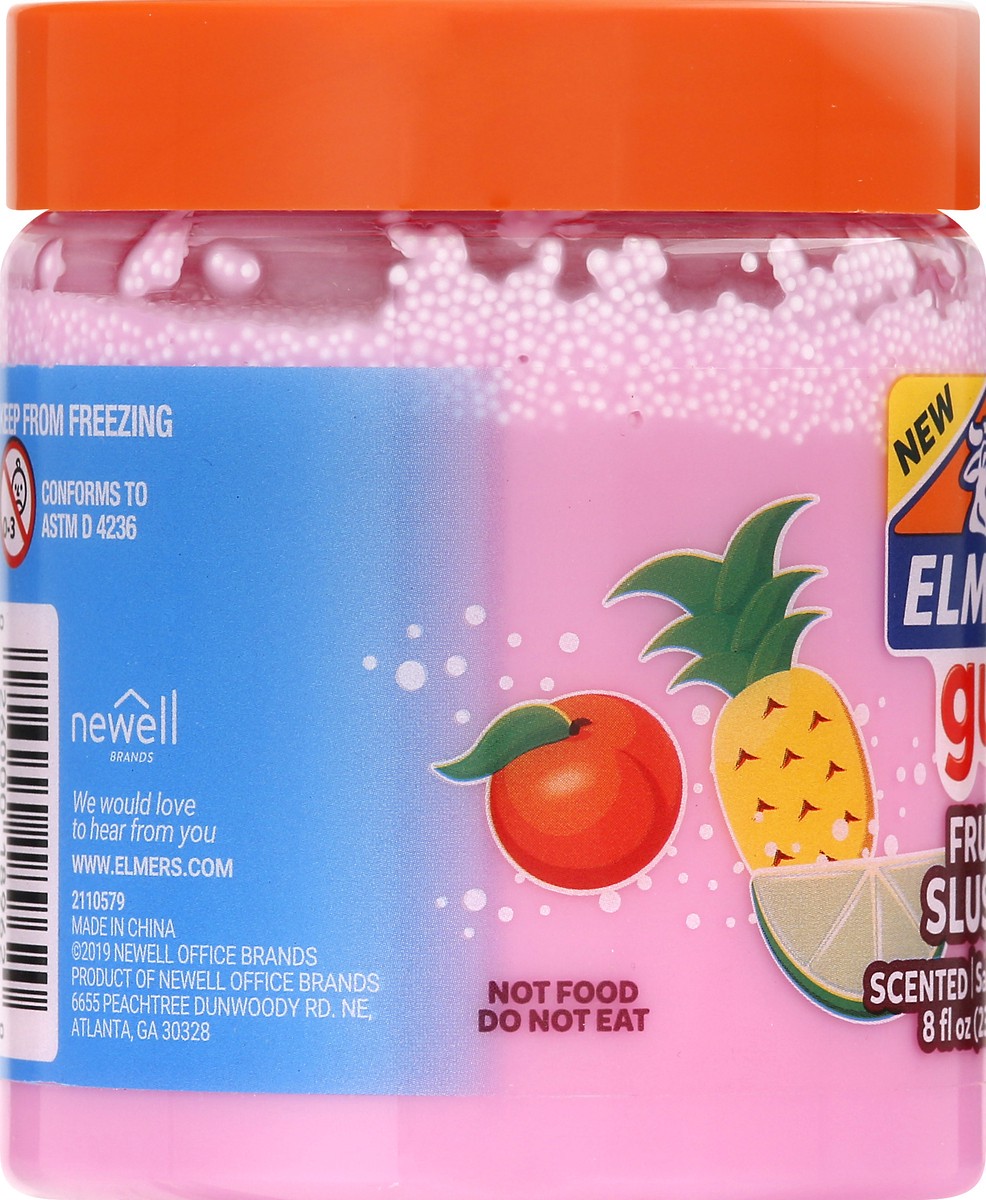 slide 4 of 9, Elmer's Fruity Slushie Pre-made Slime, 8 oz