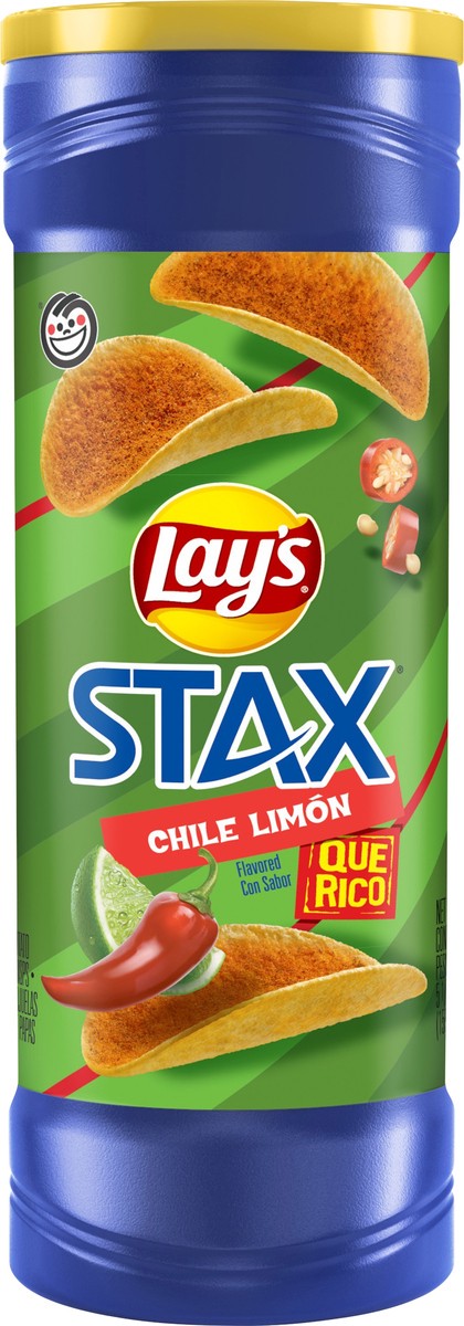 slide 2 of 7, Lay's Stax Chile Limon Flavored Potato Crisps 5.5 oz, 5.5 oz