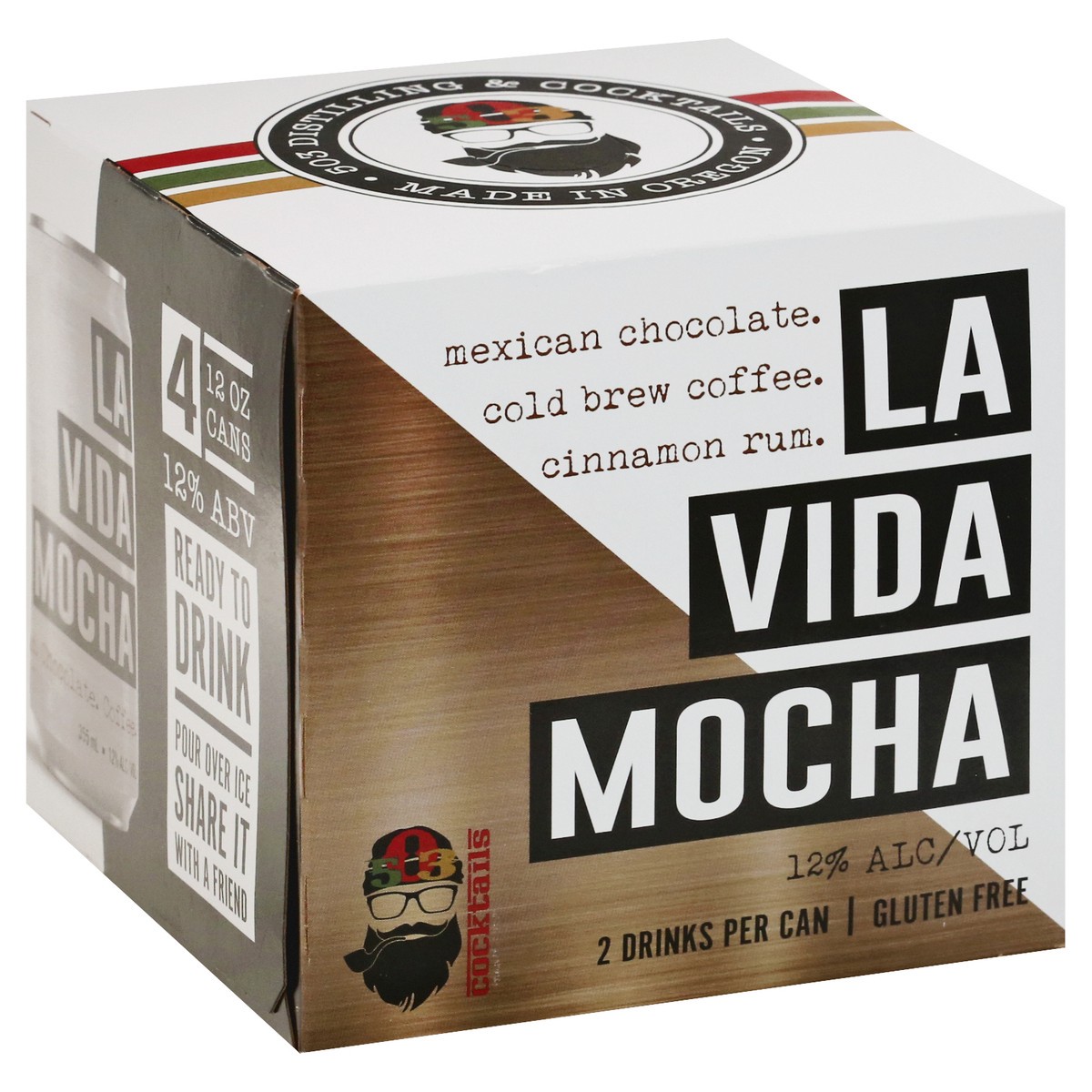 slide 8 of 11, 503 Distilling La Vida Mocha Cocktails 4 ea, 4 ct