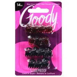 Goody Womens Classic Micro Mini Claw Clips 14 ea
