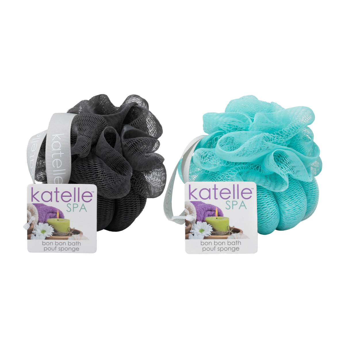 slide 1 of 13, Katelle Bon Bon Bath Pouf Sponge, 1 ct