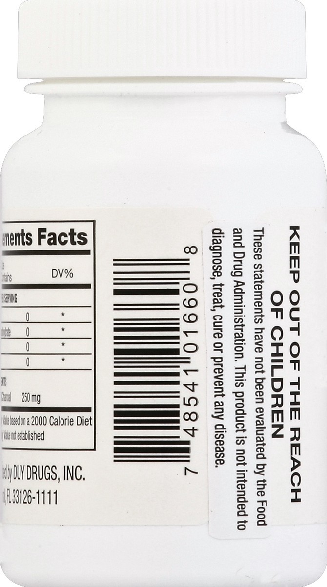 slide 2 of 3, Duy Carbocitol Activated Charcoal 60 ea, 60 ct
