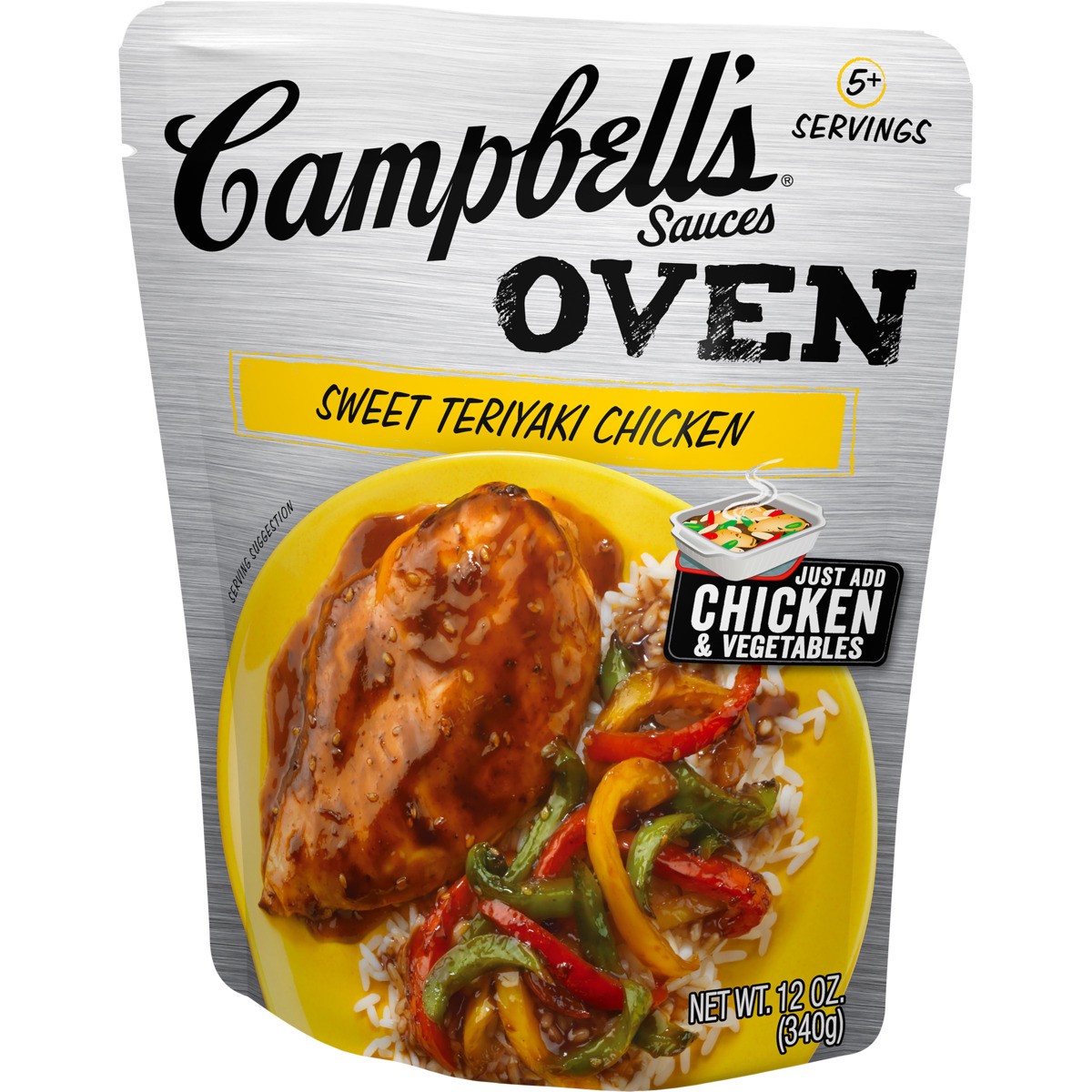 slide 9 of 11, Campbell's Campbells Teriyaki Oven Chicken Sauce, 12 oz