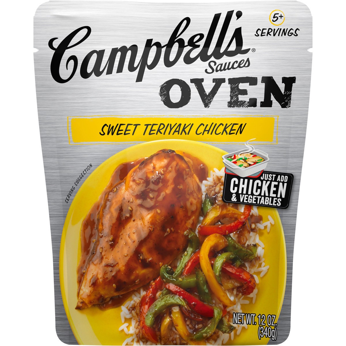 slide 7 of 11, Campbell's Campbells Teriyaki Oven Chicken Sauce, 12 oz